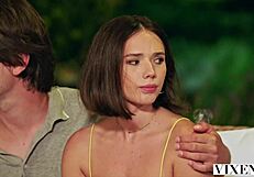 Evelin, the pretty petite vixen, enjoys a surprise date away from her boyfriend.