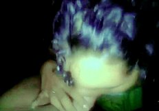 Shemale Sucks and Swallows Cum from Young Guy in Forest