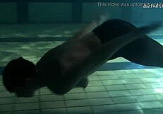 Lozhkova Teases in See-Through Shorts by the Pool