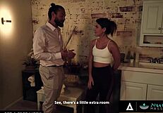 In the nuru massage, cute paige owens deeply throats and rides her client's big cock.