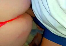 i dropped by for a quick fuck session with the milf in lingerie, her pussy so shaved and beautiful