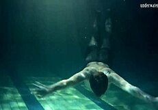 Lozhkova Teases in See-Through Shorts by the Pool