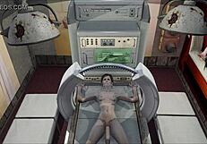 in the fallout 4 masturbation room, i indulge in personal pleasure with the machine