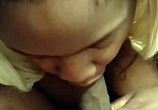 She sucked my cock until i came all over her tits.