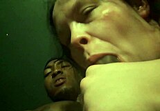 A couple enjoys a homemade head massage