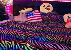 Spending another hour with honey at home.