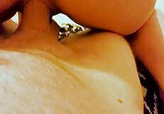 She rides my massive cock with her big ass bouncing wildly