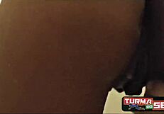 T�mida Gives Her Ass a Good Fucking - Frotinha Porn Star!