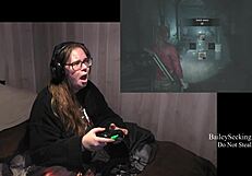 Big Tits Brunette Strips In Resident Evil 2