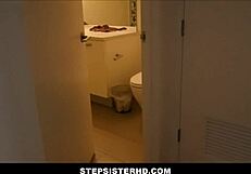 Tiny 18+ Blonde Stepsister Elsa Jean Banged HARD by Step Brother Tony Profane POV