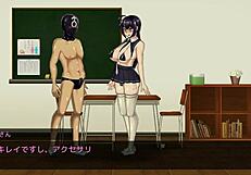 Pretty College Lady Bangs Man in Wild Hentai Game. Can You Handle This Anime Action?