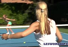 milf sarah vandella seduced by lesbian teen in hot tub