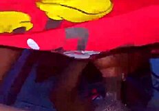 Is This Throatpie Gone Wrong With Ebony?