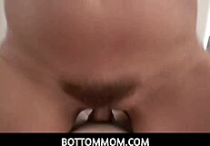 watching my stepmom's tits bounce as she rides