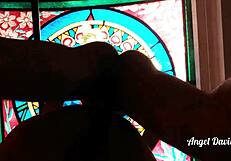 Mature latina couple enjoys oral sex in brazilian style.