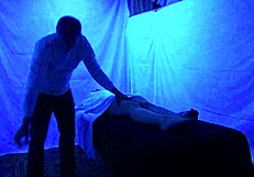 Gigi Breeze Enjoys a Blacklight Massage Session, Part Two