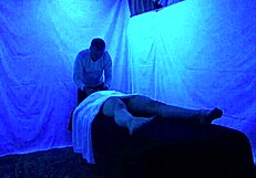 Gigi Breeze Enjoys a Blacklight Massage Session, Part Two