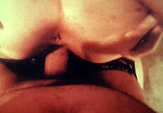 Amateur bends over for doggystyle pov spreading