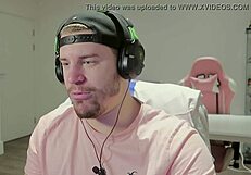 Teen peeks in bathroom for uncensored hentai game