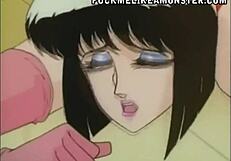 blonde anime chick rides cock before bdsm session with big tits and asian features