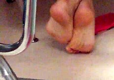 Playful Latina Soles In The Classroom