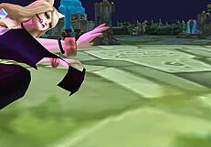 Kda ahri moans sexily in korean voice during ryona