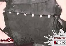 मेरी स्लट्टी गांडचूत को डिल्डो से ट्रेनिंग दे रही हूं अकेले!