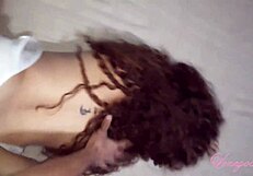 discovering my big ass latina girl performing a nasty webcam show for fans