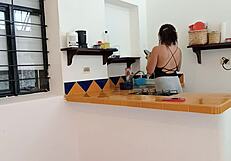 Building security visits, I can't resist and fuck him