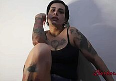 chilling on the street, i dropped by perseu's place for a chat, but things got unexpected with some shaving involved