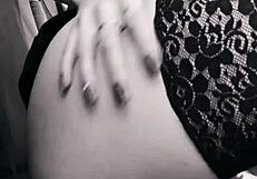 masturbating my sweet pussy in the parking lot inside my car