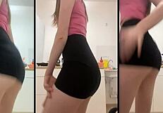 sexy webcam girl performs erotic dance show number one