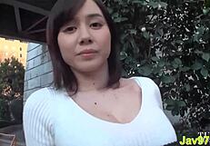 Is This Japanese Teen 18+ Milf Teasing Her Tits?
