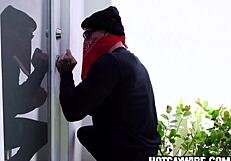 Straight Guy Gets Ass Fucked by Burglar in Gay Encounter.