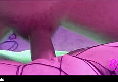 Roxy Lights Fucked Through Fishnets