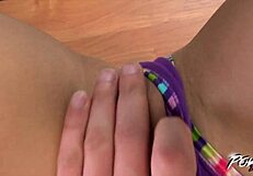 Horny Brunette's All Holes Filled In POV, Squirting Orgasm!