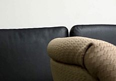 zelda's casting session on the sofa, rough interview left one