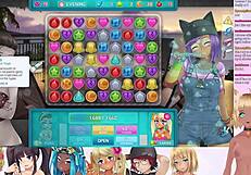 I-I messed up playing huniepop 2 with lewdneko in a double date threesome...