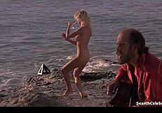 Kristi Somers Teases with Sexy Topless Scenes in Hardbodies 1984