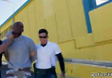 cop shoplifting turns into intense gay booty fucking