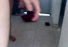 Wife gives blowjob to teen after walk home