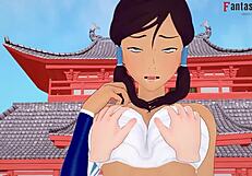 Relax and have a joy ride to the realm of animated ecchi with Korra’s perfect animation on her mouth