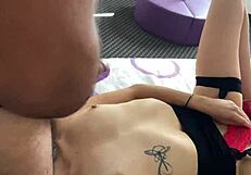 hey, wanna see me cum all over her face?