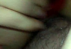 A guy enjoys double penetration with his big-assed wife