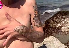 hey, check out this skinny teen's wet pussy solo action!