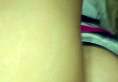 A guy enjoys double penetration with his big-assed wife