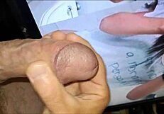 Jeff Suggestively Strokes His Thick Cock For Paula