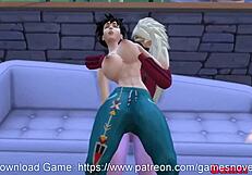 Will Madara Win The Bet And Fuck Videl In Naruto Hentai?