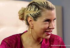 Busty Milf And Sexy Babe Lick Oiled Pussies In Lesbian Action