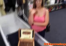 Spex Pawnee Babe Rides Cock Boldly in Hidden Cam